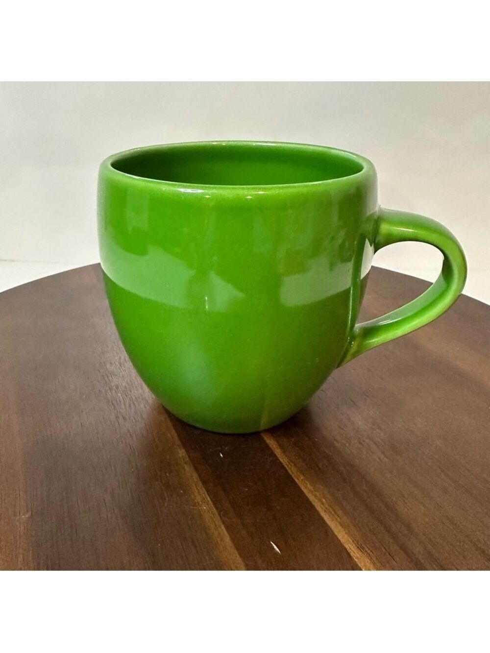 Starbucks 2005 Holiday Solid Green Barista Mug Vintage Christmas Coffee Cup